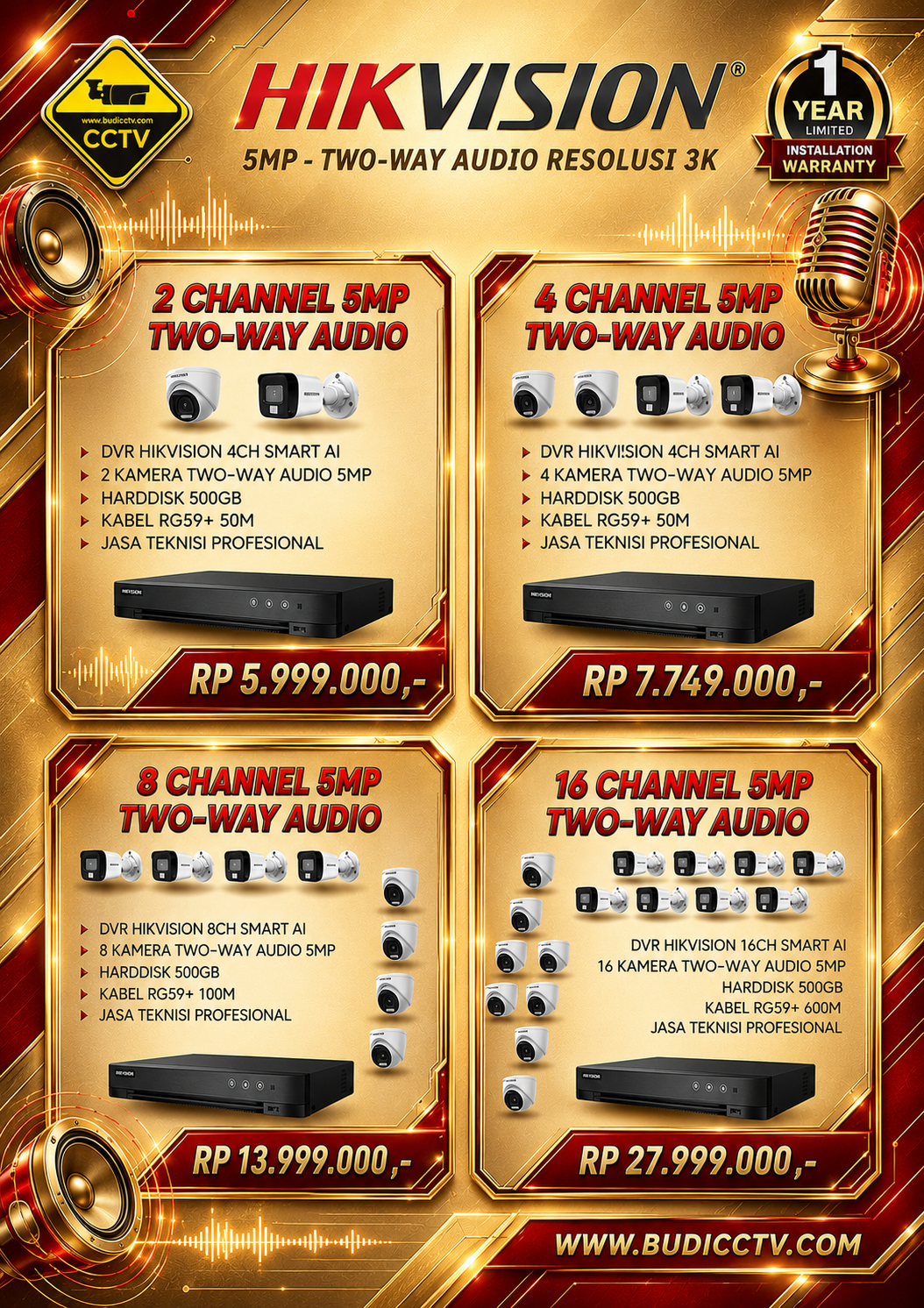 Harga 4 - CCTV SLAWI
