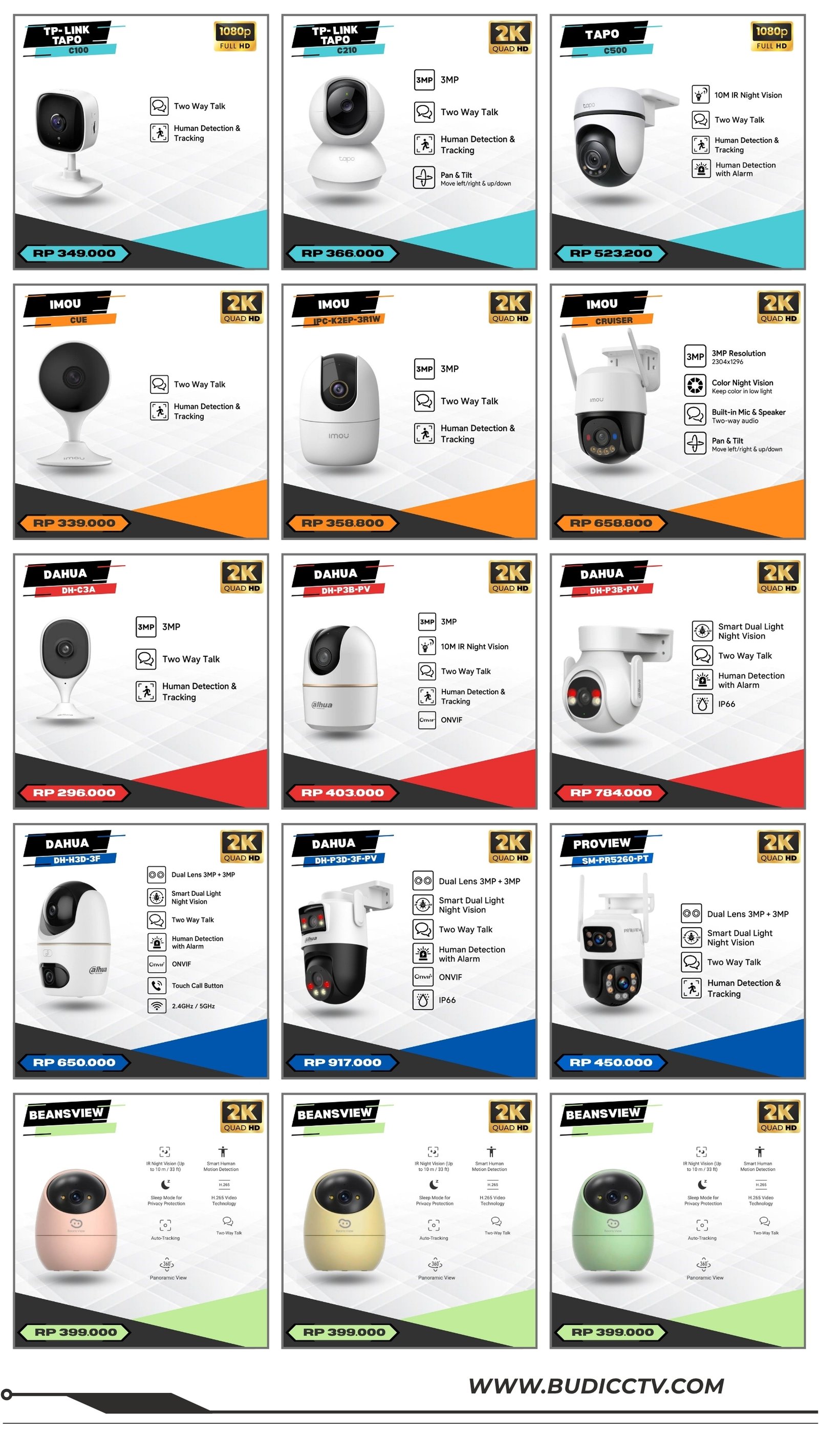 Harga 6 - CCTV SLAWI