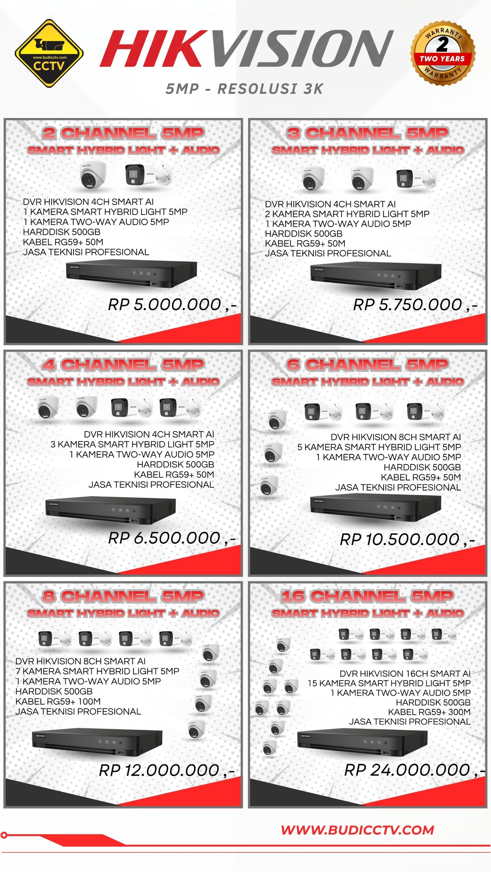 Harga 2 - CCTV SLAWI