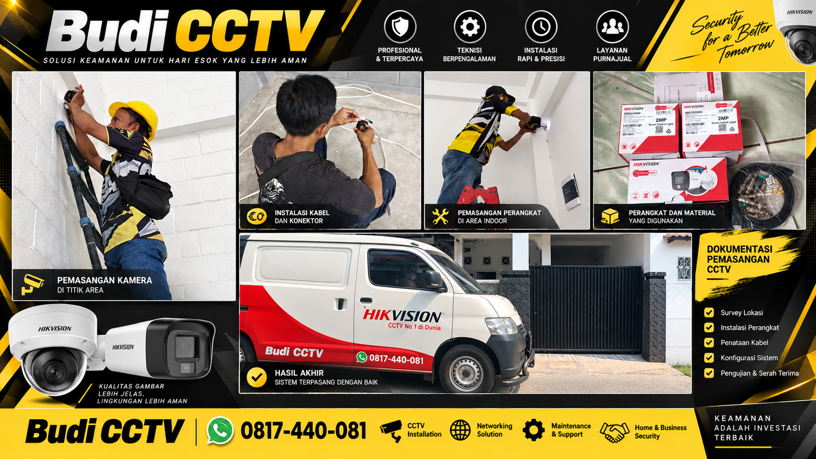 Instalasi CCTV Hikvision di Slawi, Mencegah Risiko Gangguan Keamanan