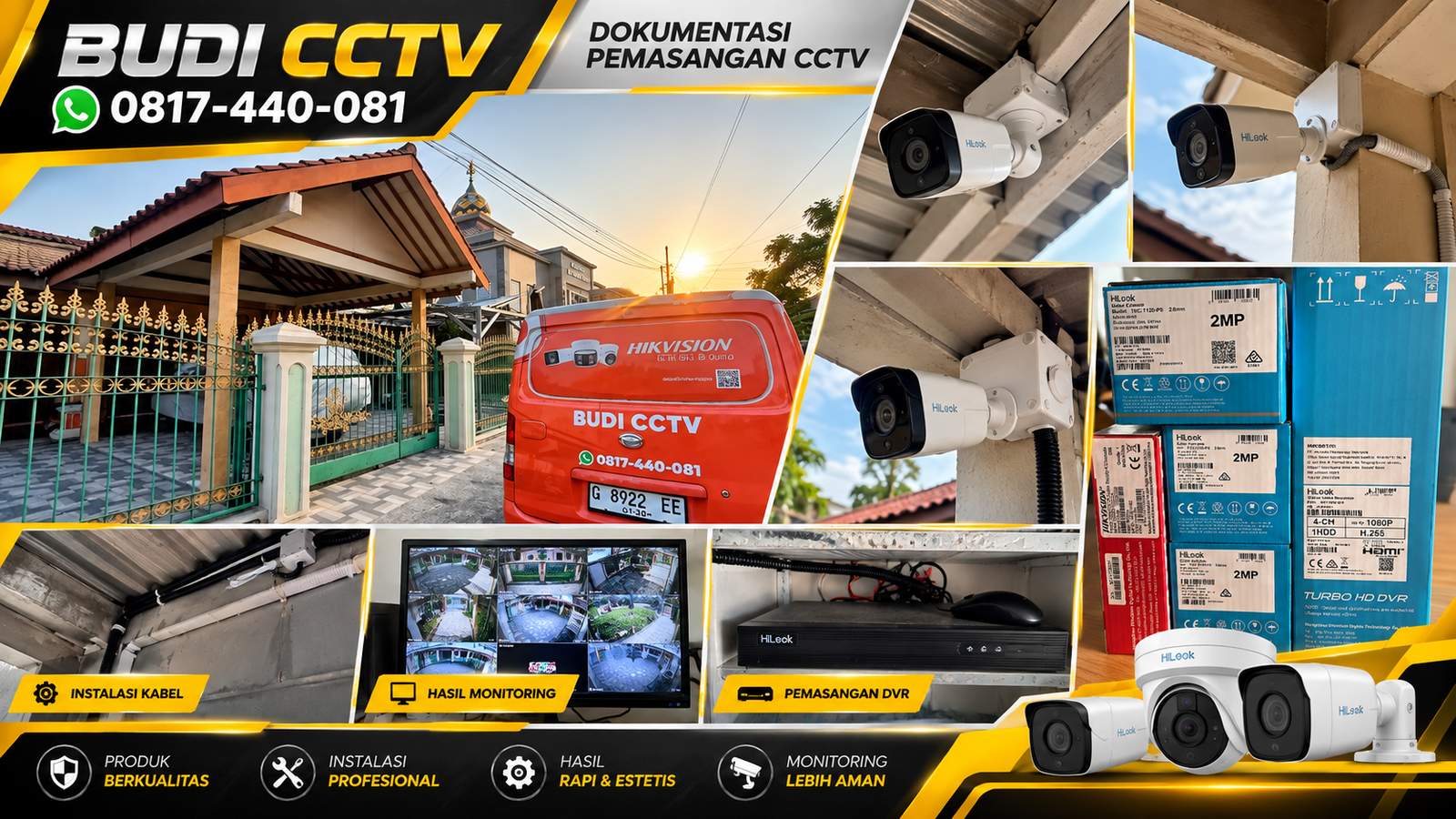 Instalasi CCTV Hilook di Rumah Slawi, Panduan Penggunaan bagi Pemilik