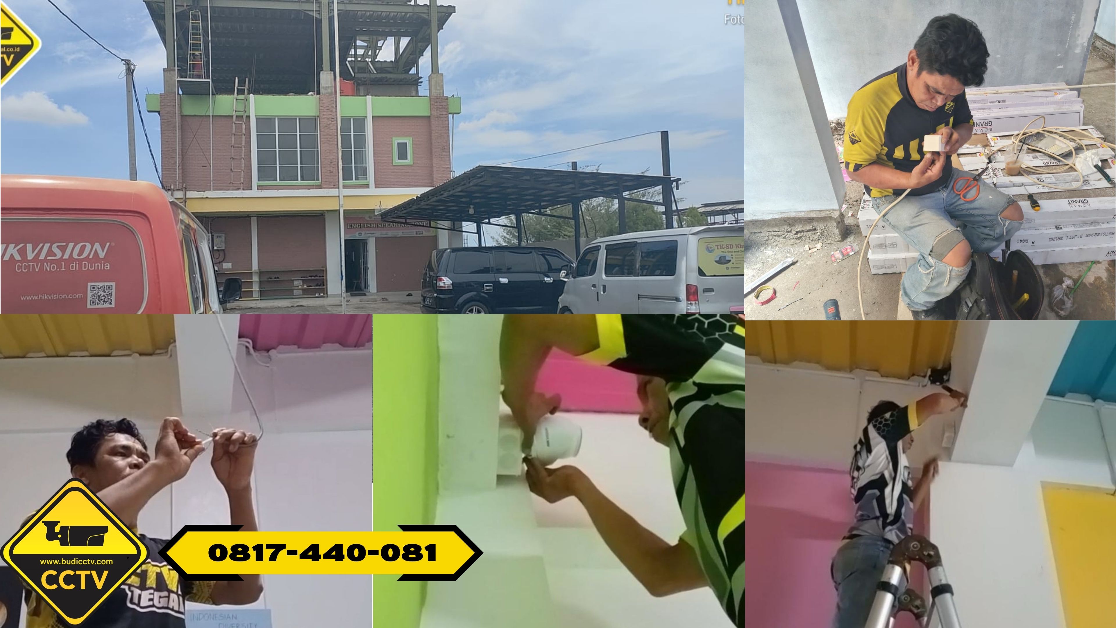 Jasa Pasang CCTV Hikvision 32 Channel di SD Debongtirus, Tegal