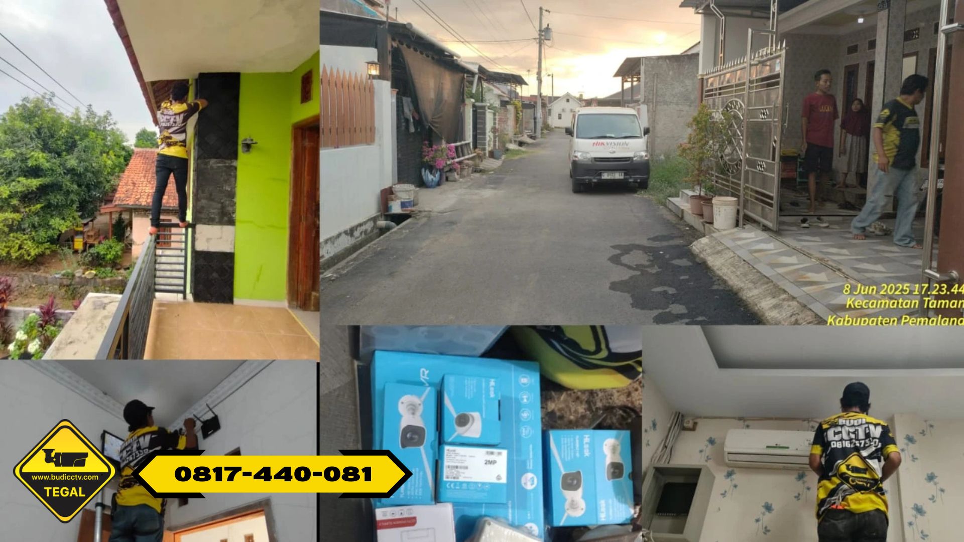 Pasang CCTV di Desa Trayeman, Slawi – Paket CCTV Hilook 4 Channel