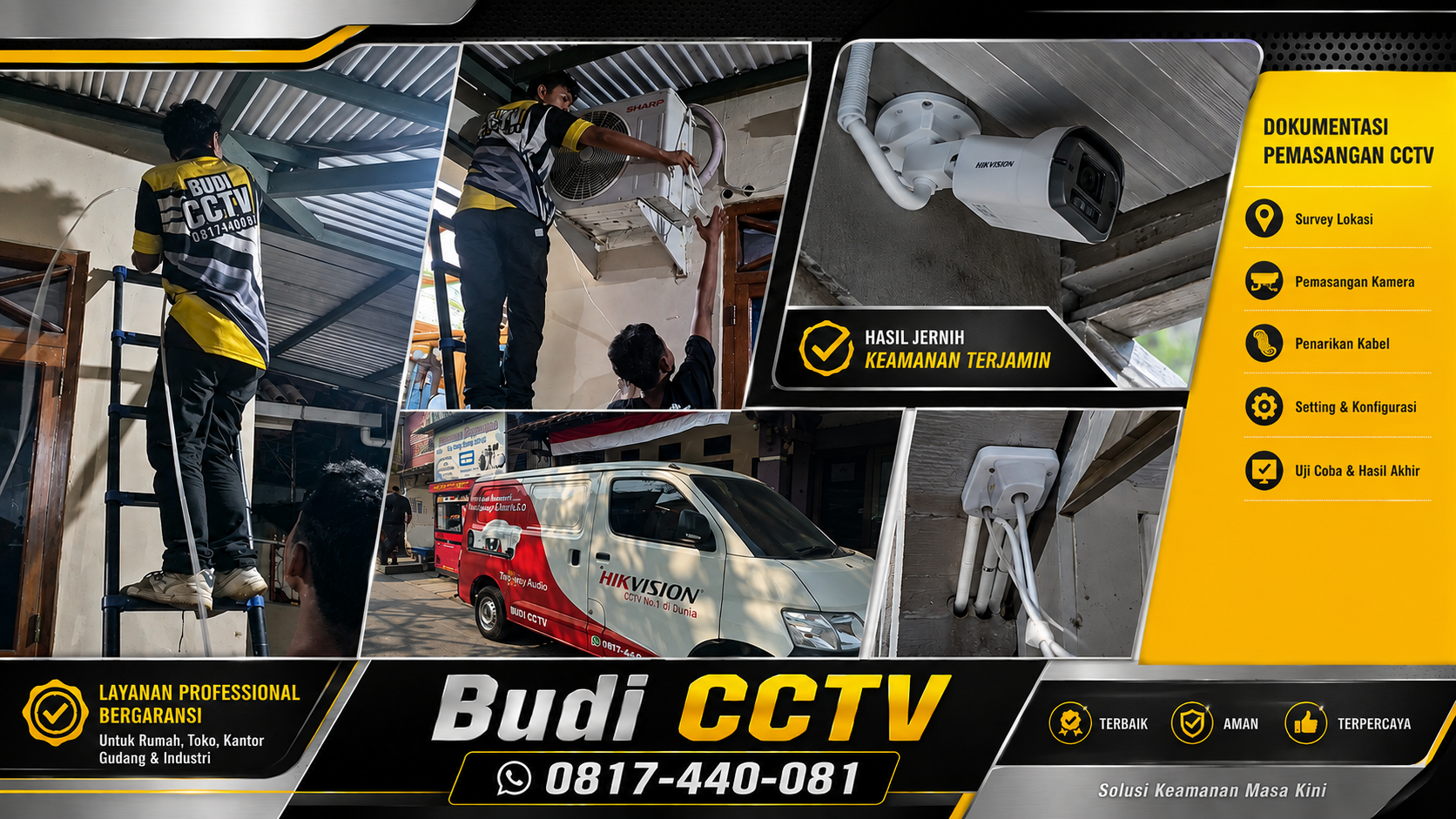Pasang CCTV Hikvision, Pantau Rumah Kapan Saja di Slawi