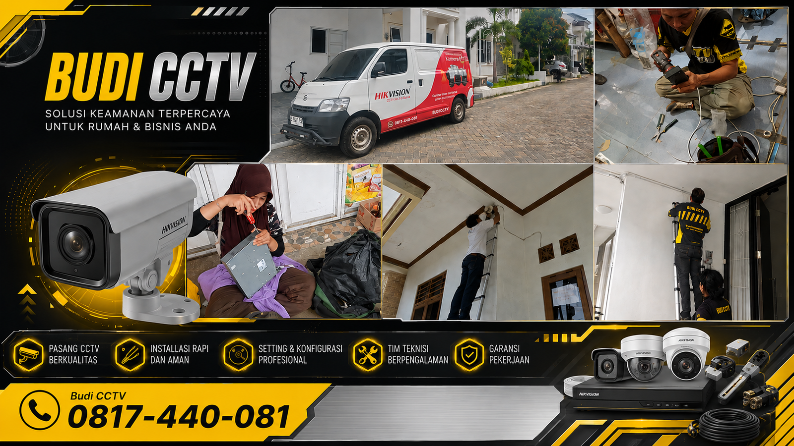 Instalasi CCTV Hikvision di Slawi, Solusi Penyimpanan Rekaman Optimal